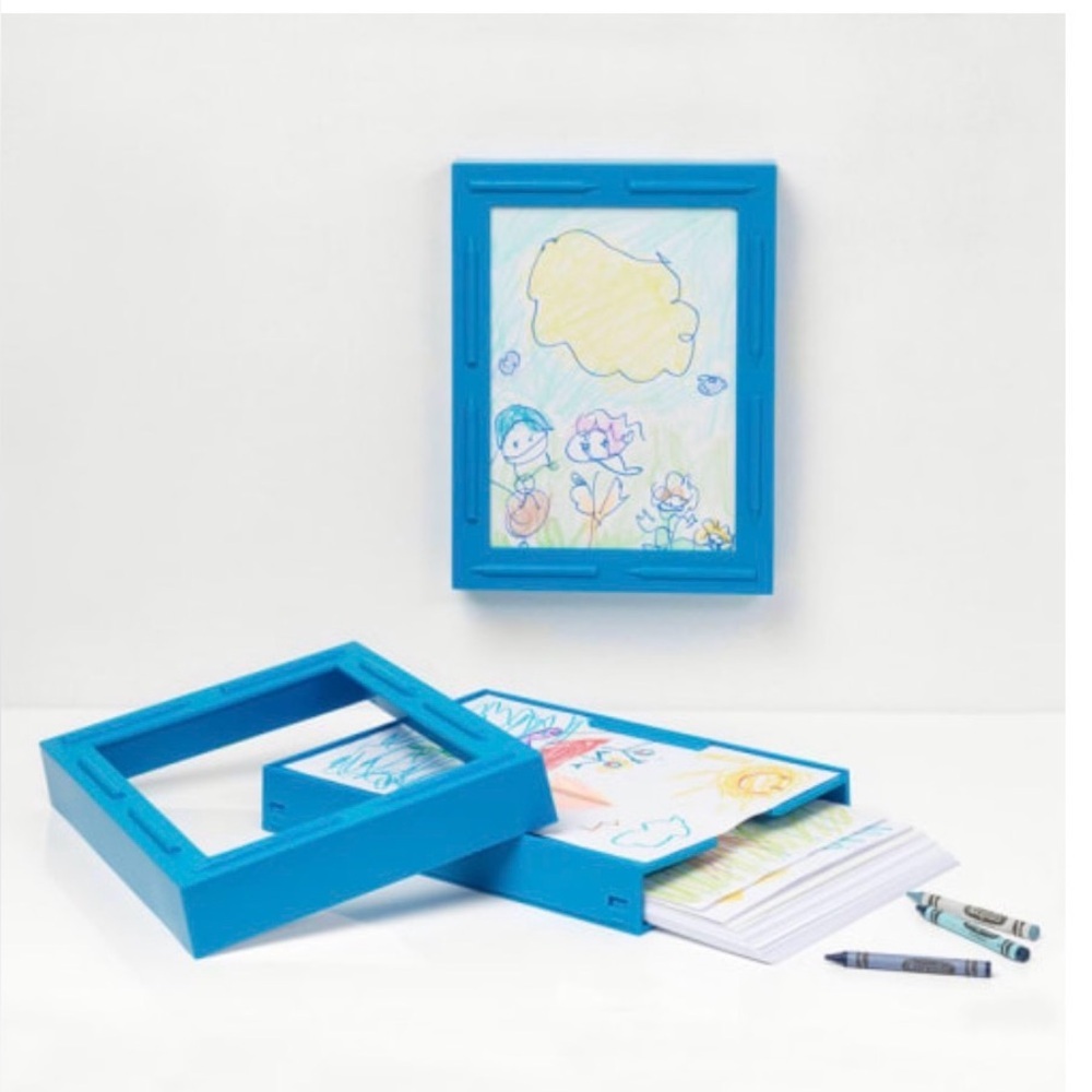 Crayola Show & Store Picture Frame in Blue
